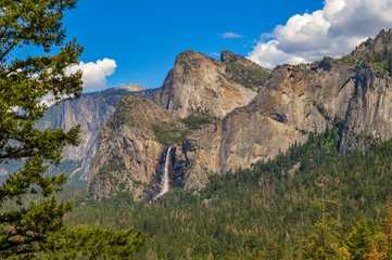 Fototapeta na wymiar Waterfall in the Mountains