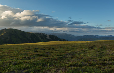 Before sunset sky over the Viluchinsky pass