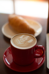 latte with laptop