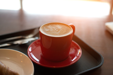 latte with laptop