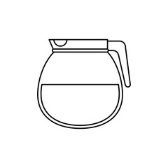 coffee teapot isolated icon vector illustration design