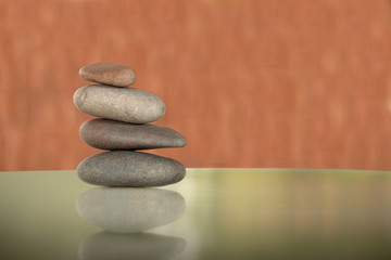 Fototapeta na wymiar Zen Balancing Rocks