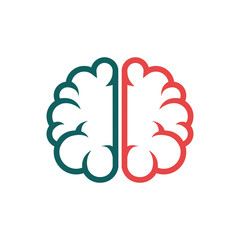 brain human creative icon vector illustration design