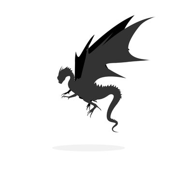 Dragon sign - vector illustration