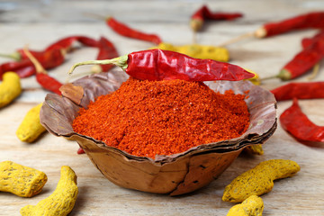 Indian style spices and herbs