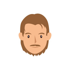 young man avatar character vector illustration design
