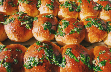 Fresh homemade buns