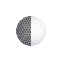 golf sport ball isolated icon vector illustration design
