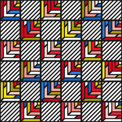 Colorful bright seamless pattern