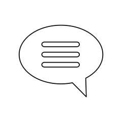 speech bubble isolated icon vector illustration design