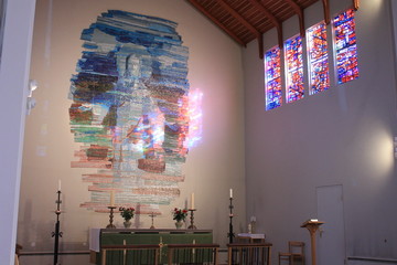 アイスランドの教会内部
