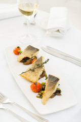 fish with vegetables