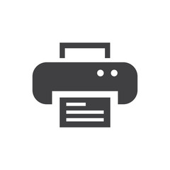 Obraz premium printer symbol icon vector