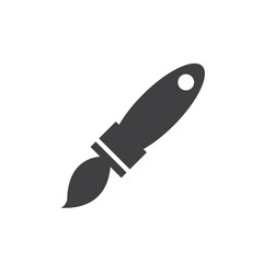 paintbrush vector icon design