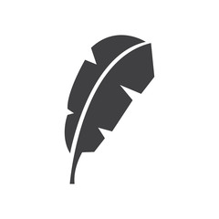 Feather brush vector icon design