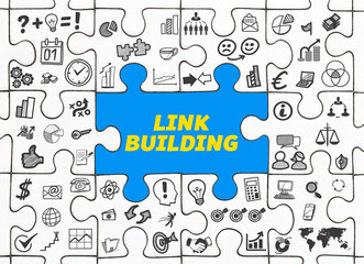 Link Building / Puzzle mit Symbole
