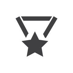 Star Medal Awards vector icons