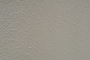 White painted stucco cement
