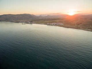 Aerial landscape in Crimea