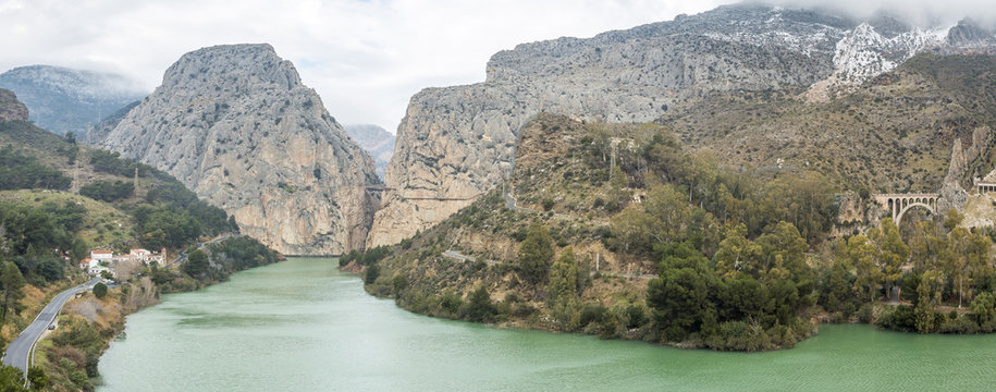 Caminito Del Rey In Malaga, Spain