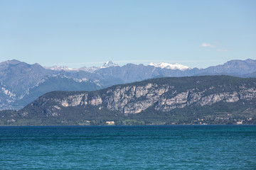 Garda Lake /Lago di Garda/, largest Italian lake in North Italy