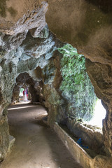Cave in the Genoves Park, Cadiz, Andalusia, Spain