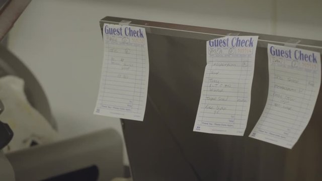 Cook graps order check for preparation