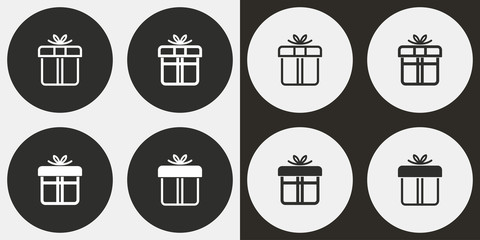 Gift Box icon set.
