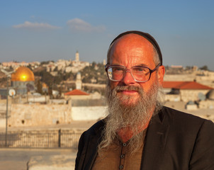 Man in Jerusalem.