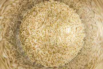 Basmati rice natural background texture