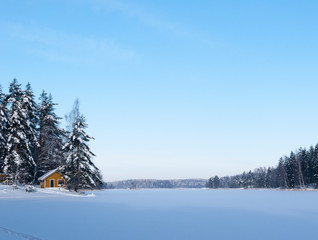 Nordische Winterlandschaft