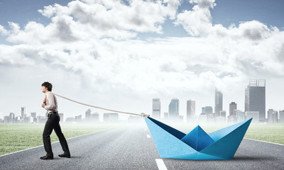 Obraz premium Water transporation concept