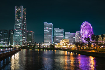 神奈川県 横浜市 みなとみらい 夜景