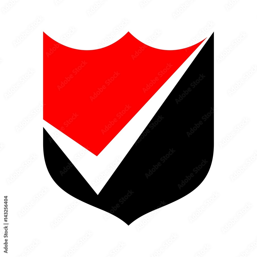 Canvas Prints check mark logo vector.