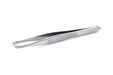 Cosmetic forceps isolated on white background. Cosmetic tweezers.tweezer isolated