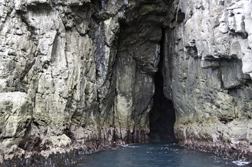 Beautiful New Zealand. Rock, Ocean and Cave
