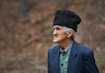 Old farmer portrait