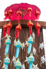 Colorful Lantern Festival or Yee Peng Festival (North of Thailand new years) , Chiang Mai ,Thailand