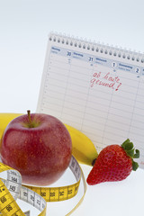 Guter Vorsatz zur Gesunden Ernährung