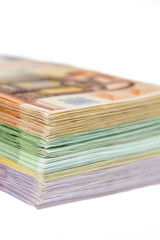 Viele verschiedene Euro-Geldscheine