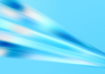 Abstract bright blue stripes vector background