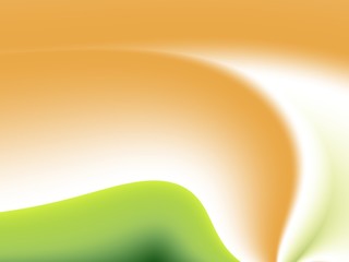 Orange and green abstract fractal background. Text space. For nature, wellness, health, environment, lifestyle and related projects and designs, pamphlets, information brochures, leaflets labels