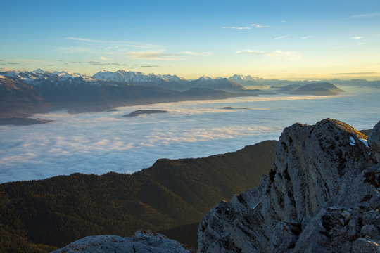 Cr&ecirc;te Saint-Eynard et massif de Taillefer (Is&egrave;re)