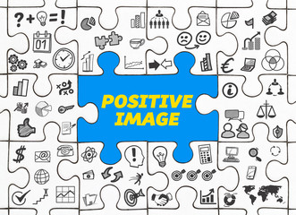 Positive Image / Puzzle mit Symbole