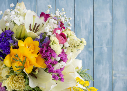 Bouquet Of Assorted Flowers.