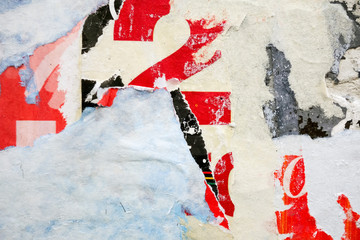 Old posters grunge textures and backgrounds