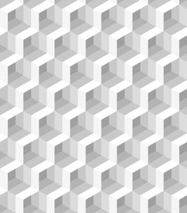 Fototapeta na wymiar Vector seamless pattern. Modern stylish texture. Repeating geometric pattern tiles with staggered hexagon.