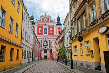 Saint Stanislaus Church on Old town Poznan