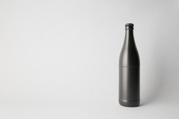 Bottle of beer on stage, Mock-up.