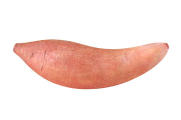 sweet potato isolated on white background